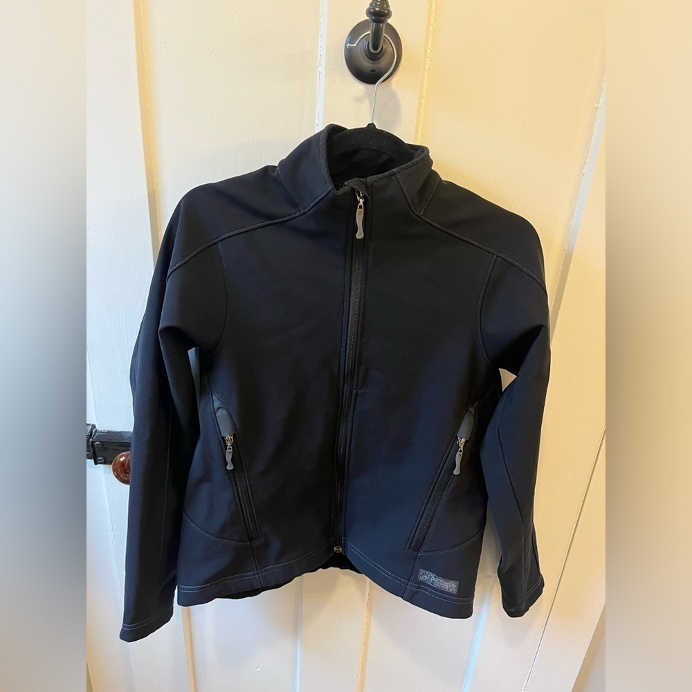 REI Shell Zip Up Jacket Size Medium Black